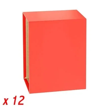 GRAFOPLAS Caja para Archivador Grafcolor A4 86mm Rojo GRAFOPLAS Caja para Archivador Grafcolor A4 86mm Rojo